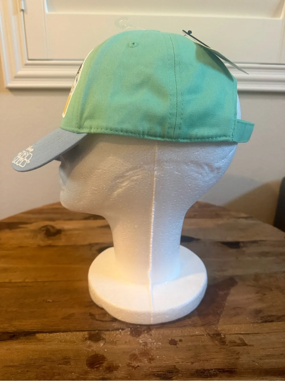 Disney Kids Cap with Tsum Tsum Hawaii Patch - Light Green and Light Blue